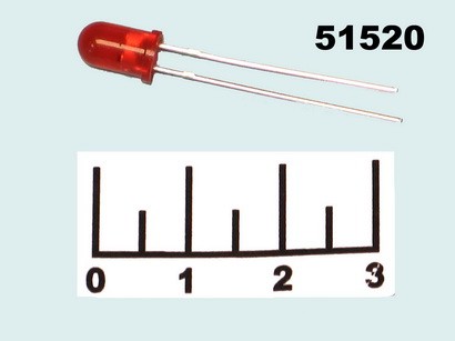 Светодиод LED DFL-5013URD-B