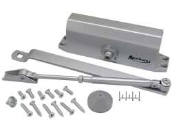 Доводчик дверной Aksilium DC-75 (серебро) (до 85кг)