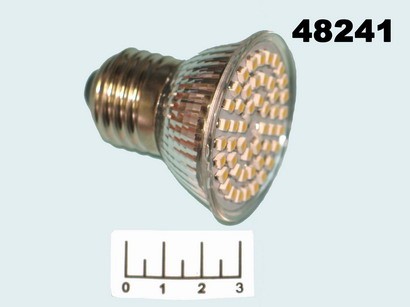 Лампа светодиодная 220V 3.2W E27 2700K белый теплый WW 48LED