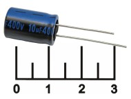 Конденсатор электролитический ECAP 10мкФ 400В 10/400V 1016 105C (TK)