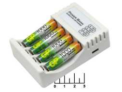 Зарядное устройство GP GP100AAAHC/CPBR-2CR4 с аккумулятором AAA*1A (4 штуки) (AA/AAA)