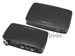 Ресивер цифровой телевизионный DVB-T2C Орбита OT-DVB32 + медиаплеер  (шнур 3RCA-3RCA)