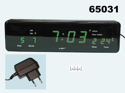 Часы цифровые VST-805WX/S-4 зеленые