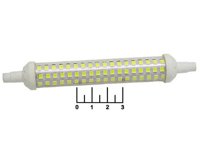 Лампа светодиодная 220V 12W R7S 6500K белый холодный 135мм 144LED