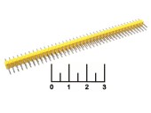 Разъем PLD-80 штекер шаг 2.54мм желтый