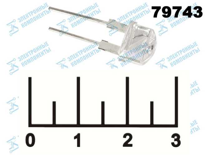 Светодиод LED DFL-8B4DHCB30 8мм