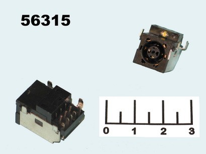 Разъем питания гнездо 7.4*5.0 на плату (DL03)