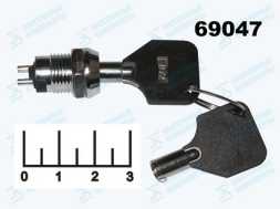 Выключатель ключ 2-х позиционный SK10-01C/SK14-01B