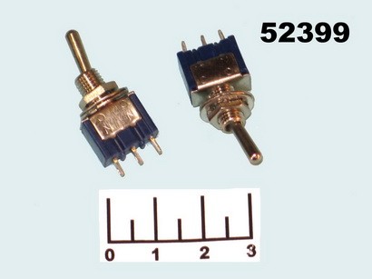 Тумблер 250/3 MTS-2 (A2) 2-х позиционный 3 контакта