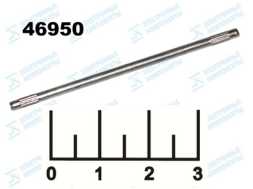 Ось 2*50мм с насечкой