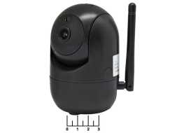 IP-камера OT-VNI20 цветная с блоком питания Wi-Fi (HD) (черная)
