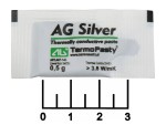 Паста теплопроводная 0.5гр AG Silver