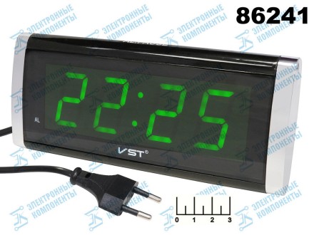 Часы цифровые VST-730-2 зеленые