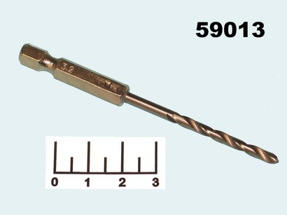 Сверло-бита 3.2*63мм по металлу FIT 34032