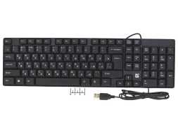 Клавиатура компьютерная USB проводная Defender Accent SB-720 черная