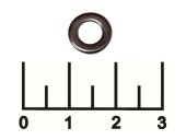 Шайба М5*10мм черная (1 штука)