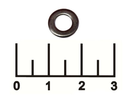 Шайба М5*10мм черная (1 штука)
