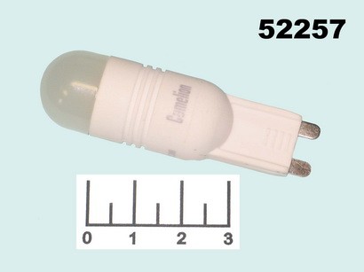 Лампа светодиодная 220V 2.5W G9 3000K белый теплый Camelion
