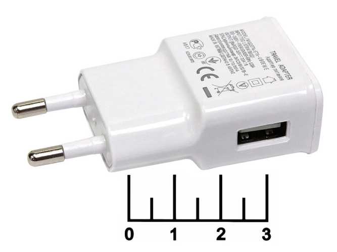 Сетевое зарядное устройство USB 5V 2A BS-2030