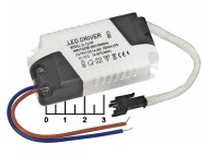 Драйвер светодиода 300mA/12-25VDC 85-265VAC (4-7)*1W (3pin)