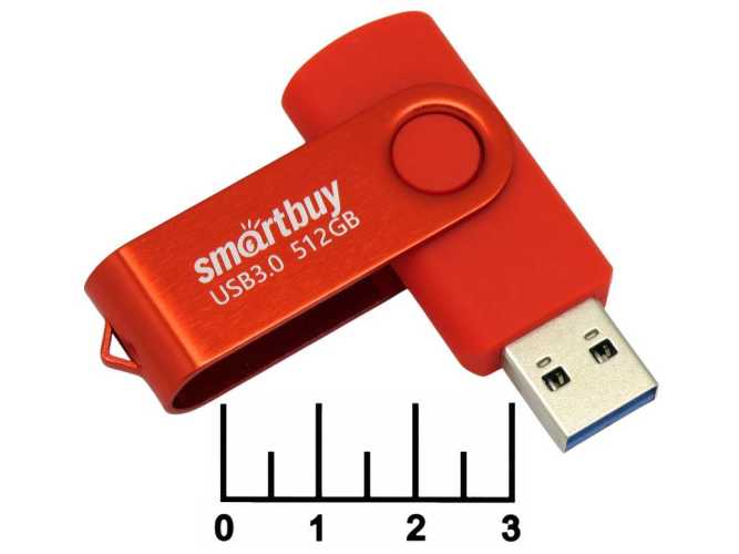 Flash USB 3.0 512Gb Smartbuy Twist Dial