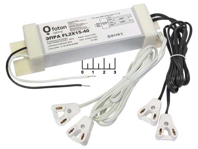 ЭПРА для люминесцентных ламп T8 2*15/18/30/36/40W FL2X15-40 Feron