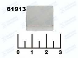 Магнит B 20*20*6 квадрат неодимовый