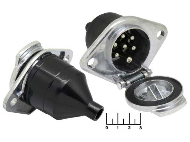 Розетка прицепа 7pin тип-N AIRLINE ATE-32