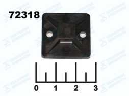 Крепеж стяжки 25*25мм черный