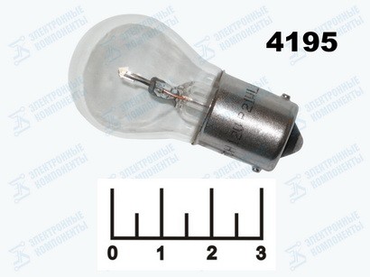 Лампа 12V 21W BA15S 1 контакт Bosch (1987301017)