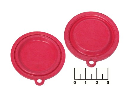 Мембрана резиновая для настенных котлов D-53мм красная