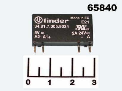 ОПТОРЕЛЕ 5VDC 2A/24VAC 34.81.7.005.9024 FINDER