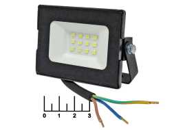 Прожектор светодиодный 220V 10W 12LED 6500K белый холодный Эра LPR-021-0-65K-010 IP65