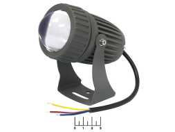Прожектор светодиодный 220V 10W 1LED 2700K белый теплый JU-6011