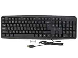 Клавиатура компьютерная USB проводная Gembird KB-8320U-BL черная