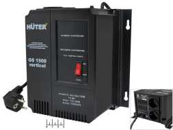 Стабилизатор напряжения однофазный 1500W GS-1500 HUTER релейный настенный