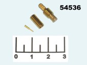Разъем MCX-PC174LF штекер обжимной gold на кабель