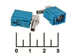 Разъем Fakra Z гнездо обжимной на кабель угол