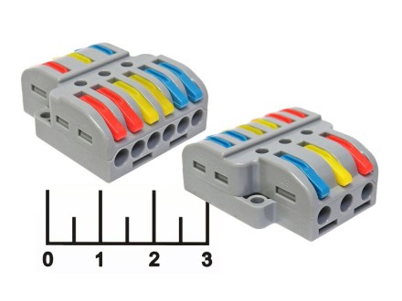 Соединитель-сплиттер кабеля 3/6 (4.0) LT-633 AWG28-12