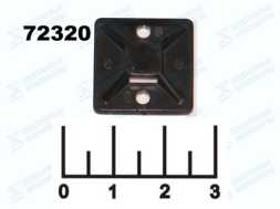 Крепеж стяжки 20*20мм черный