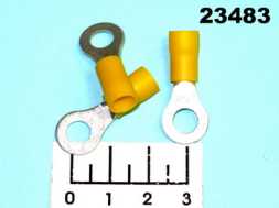 Клемма кольцевая 6мм желтая RVS5.5-6