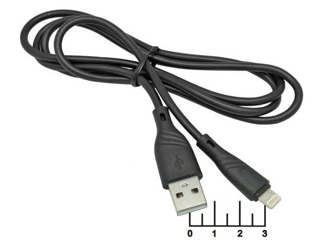 Шнур USB-iPhone Lightning 1м Cablexpert Classic (CCB-USB-AM-APO1-1MB) (белый)