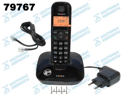 Радиотелефон Texet TX-D6705A (черный)