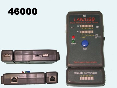 ПРИБОР HL-011 ДЛЯ ПРОВЕРКИ КАБЕЛЯ (LAN/USB)