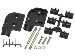 Корпус разъема D-SUB 9pin + крепеж угол (DP-9)
