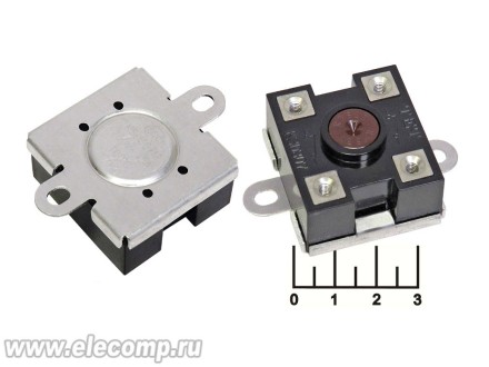 Термостат 100C OFF 250V 45A (на выкл.) KSD307 кнопка