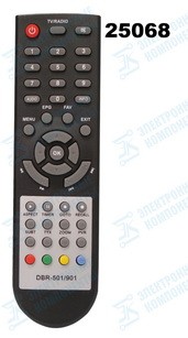 Пульт для ресивера DVB-T2 Hobbit/MDI/Selenga/EVO DBR-501/DBR-901