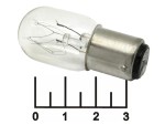 Лампа 220V 15W BA15D для швейных машин 20*45мм (Тип А) (130.S)
