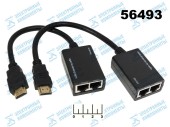 Комплект для передачи HDMI сигнала по витой паре до 30м (5-876)