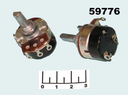 Резистор переменный 500 кОм 24S1-A500K,L20F выкл (+56)
